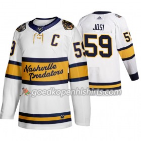 Nashville Predators Roman Josi 59 Adidas 2020 Winter Classic Authentic Shirt - Mannen